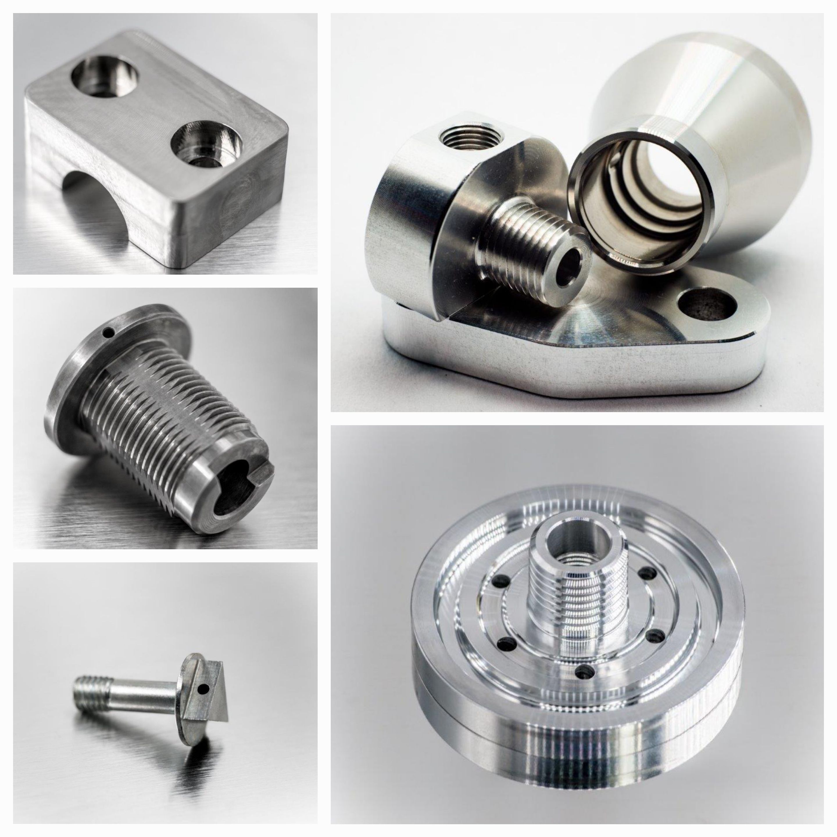 piezas montaje con tornos cnc