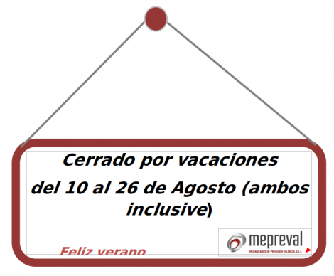 Mepreval.com - Mecanizados de precisión Valencia SL
